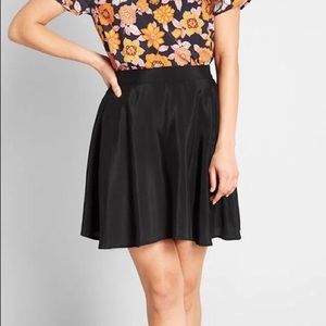 A-line skirt (black) NWT
